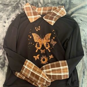Fall butterfly shirt